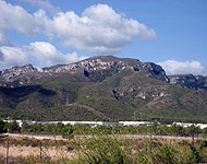 Bergmassiv bei Miami Platja